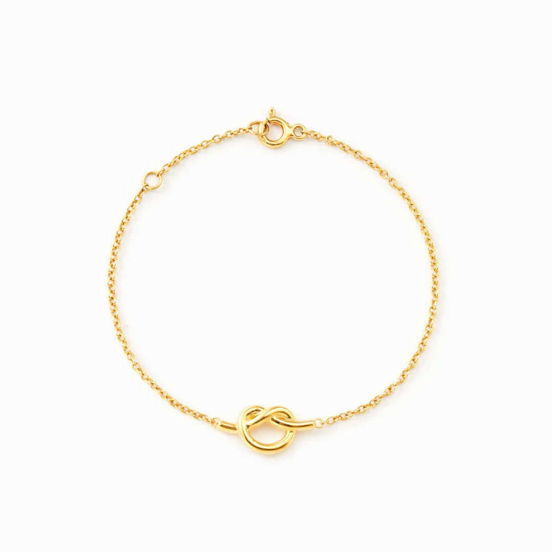 Mother Daughter Matching Bracelets Set - Sterling Silver Knot Connection Bracelet for Women & Girls (YS031) | Perfect for Bonding, Gifts & Special Occasions