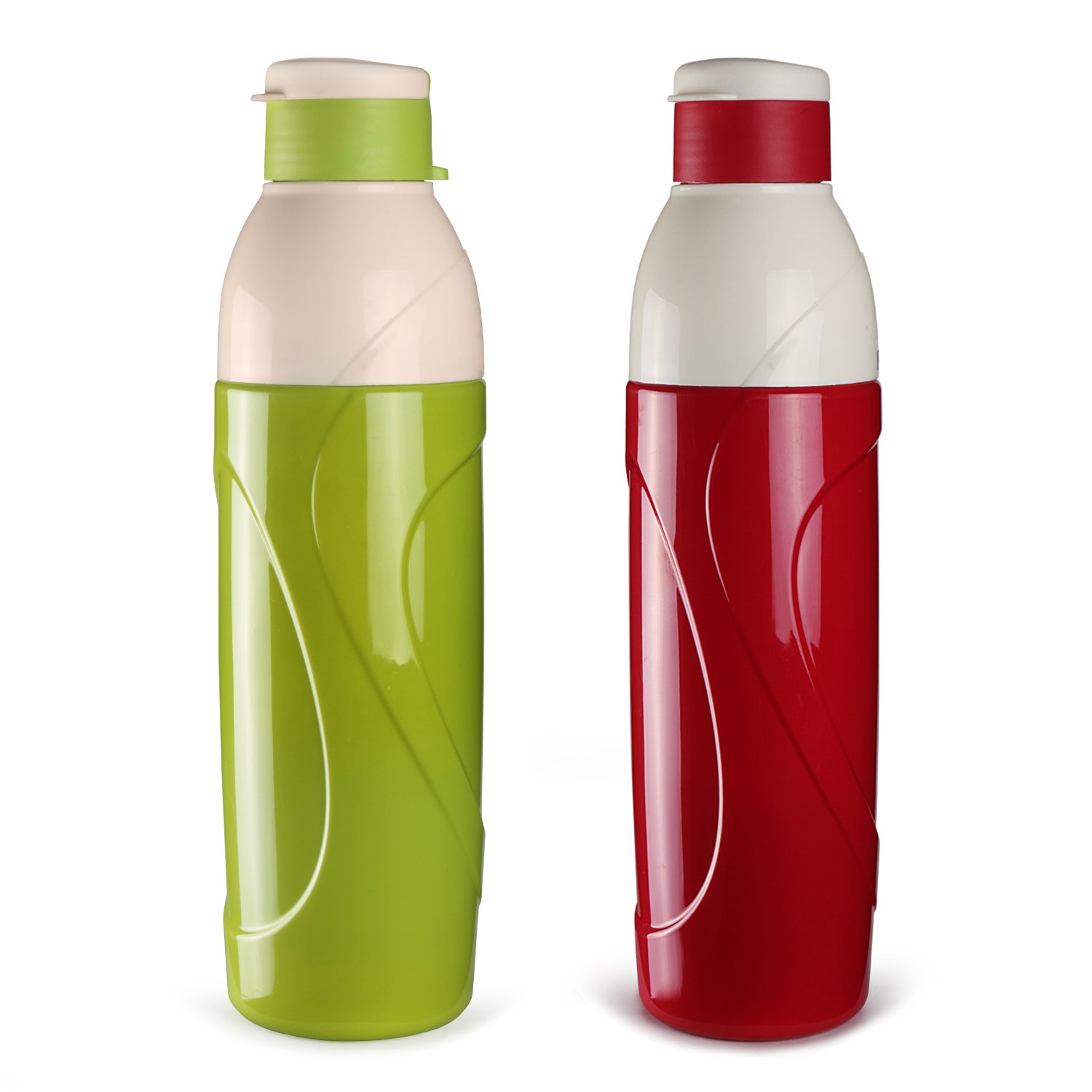 Cello Puro Classic 900 - 24oz Insulated Plastic Water Bottle Set of 2 (730ml) - BPA Free, Leak Proof & Sweat Proof - Perfect for Gym, Hiking, Travel & Everyday Use