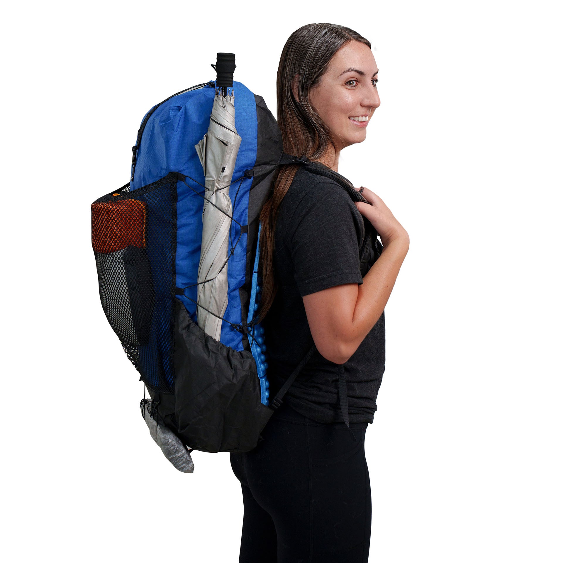 Super Nero Ultra 50L Waterproof Hiking Backpack - Lightweight Travel Backpack for Men & Women - Perfect for Camping, Trekking, and Outdoor Adventures