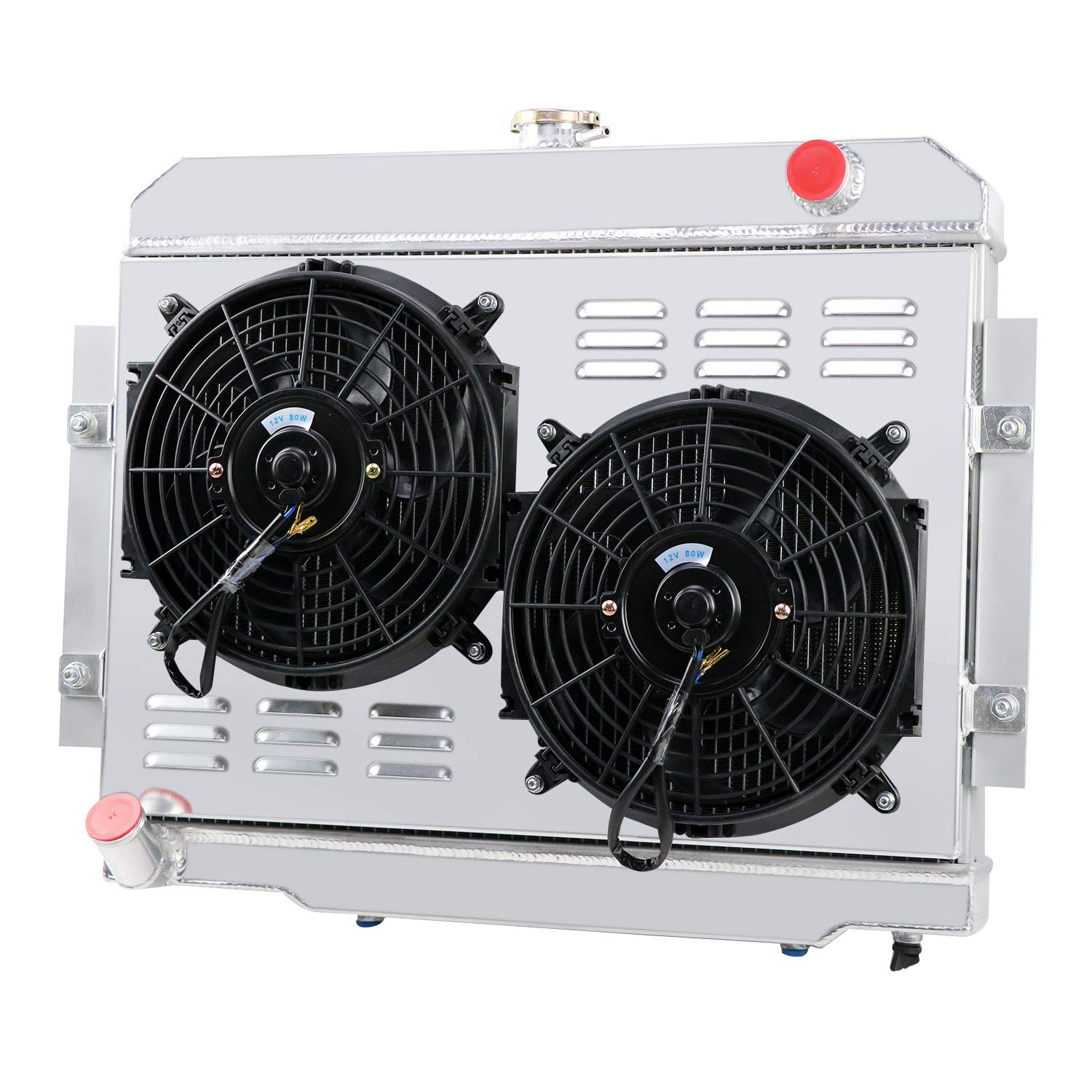 High-Performance 4 Row Aluminum Radiator with 10