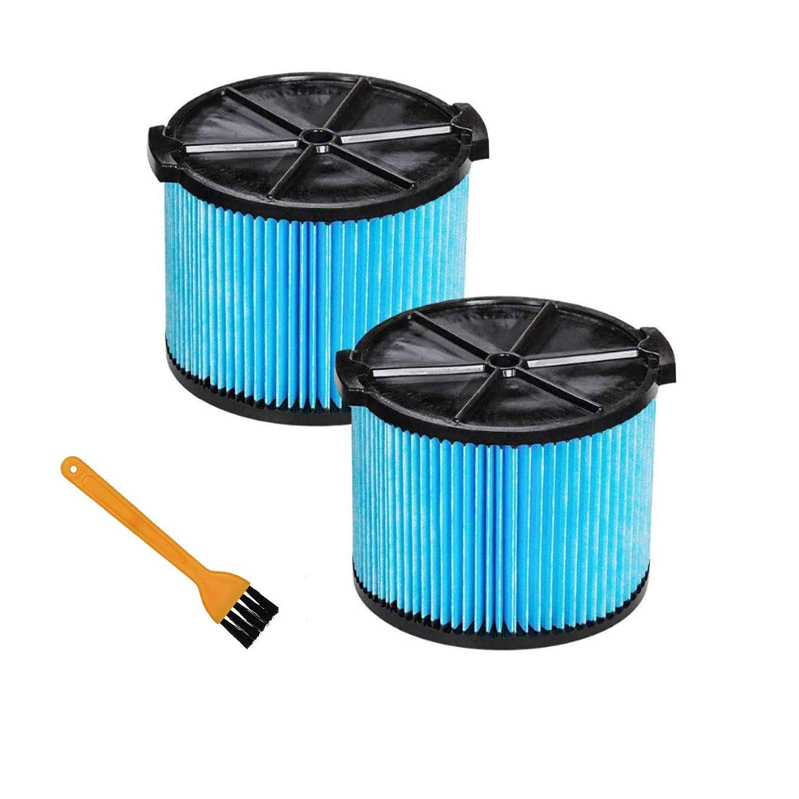 VF3500 Vacuum Cleaner Filters - 2PCS Wet/Dry HEPA Cartridge for 3-4.5 Gallon Vacuums - Home & Workshop Cleaning