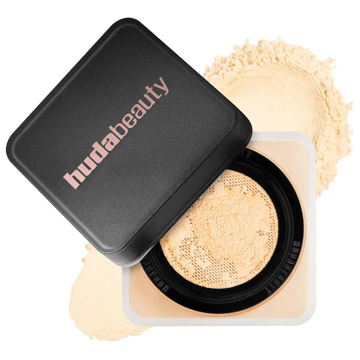 Huda Beauty Easy Bake Loose Baking & Setting Powder - Oil Control & Pore Minimizing Makeup for Flawless Finish | Perfect for Baking, Setting & Long-Lasting Matte Look