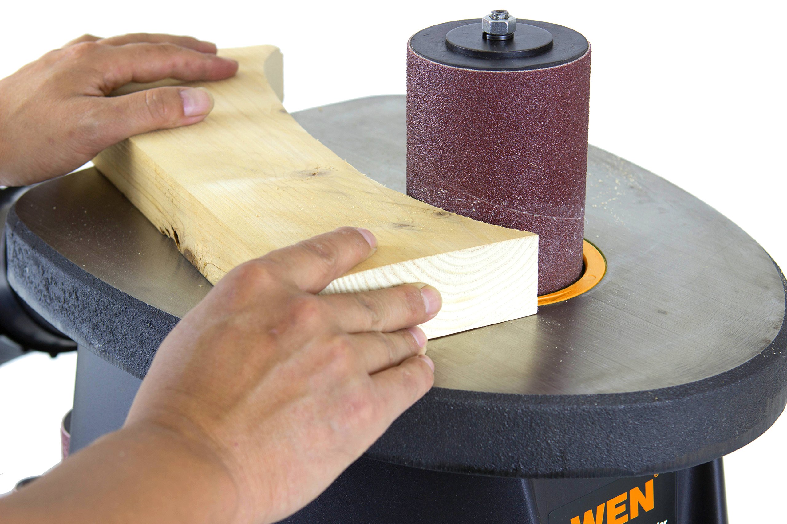 WEN Oscillating Spindle Sander & 9-Inch Band Saw Combo Kit | Woodworking Power Tools for Sanding & Cutting | Perfect for DIY Projects, Furniture Making & Craft Workshops