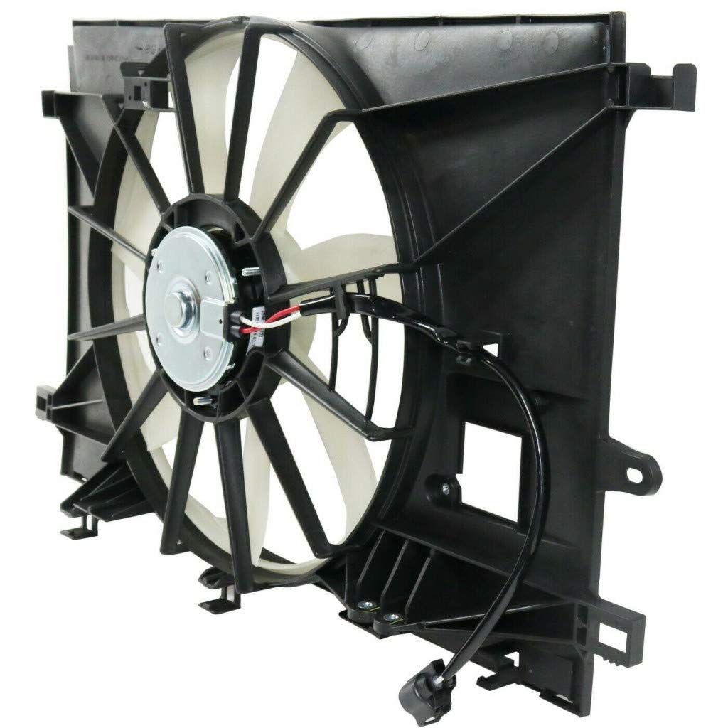 2018-2019 Toyota C-HR Radiator & AC Condenser Cooling Fan Assembly - Replacement for TO3115199 | 16363-0T210 - Perfect for Summer Driving & Overheating Prevention
