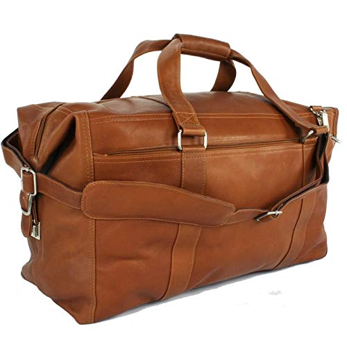 Extra Large Waterproof Duffle Bag with Multiple Zip Pockets - Chocolate Brown Travel Duffel for Gym, Sports, Weekend Trips & Outdoor Adventures