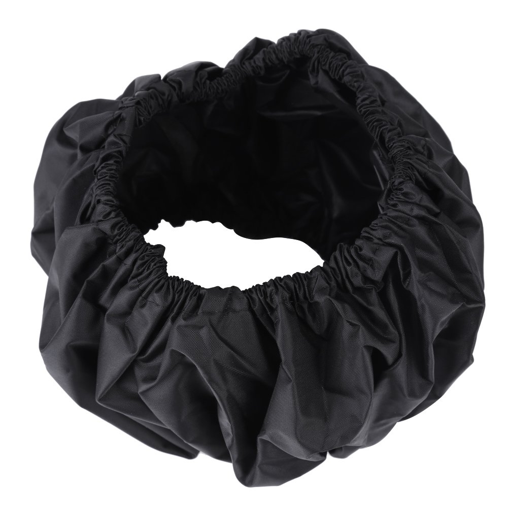 4Pcs Baby Stroller Wheel Protectors - Black Dustproof Replacement Tires for Strollers & Wheelchairs (Large Size) | Durable & Easy to Install for Smooth Rides in Parks, Malls & Outdoor Adventures