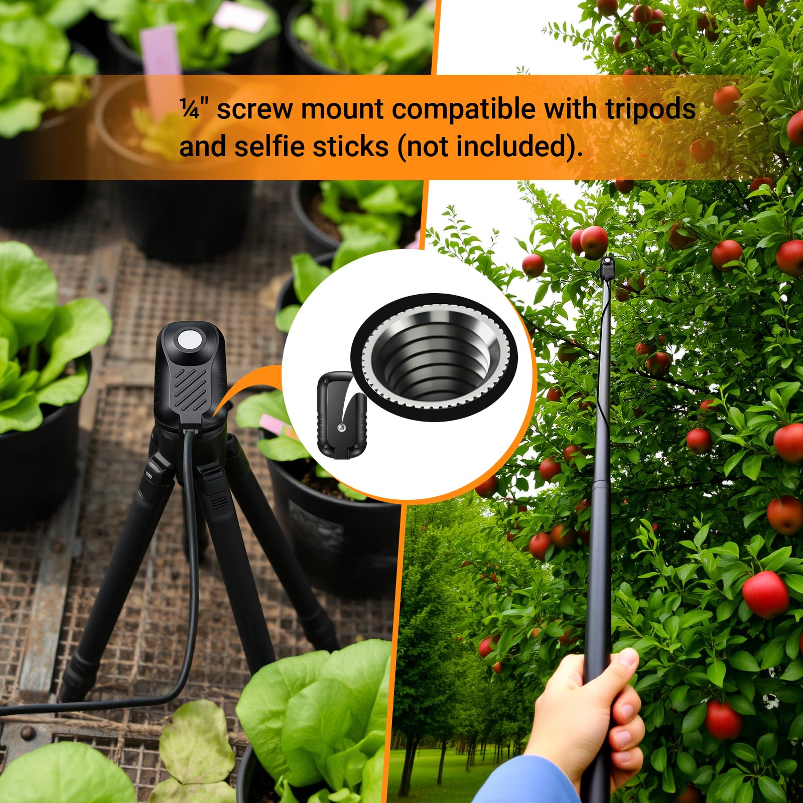 Quantum PAR Meter for LED Grow Lights - PPFD Meter with Daily Light Integral (DLI) | Accurate Light Intensity Measurement 400-700nm | Ideal for Indoor Plants, Greenhouse Gardening & Vertical Farming | Perfect for Hydroponics, Cannabis Cultivation & Horticulture Research