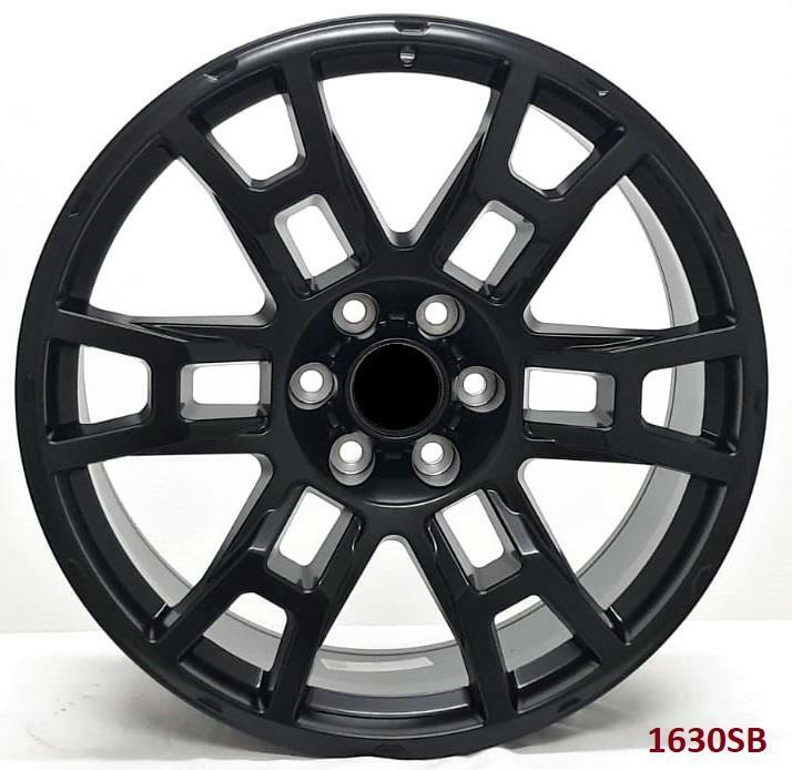 17-Inch Alloy Wheels for Toyota Tundra 2WD/4WD 2000-2006 (6x139.7 Bolt Pattern) +5mm Offset - Perfect for Off-Roading & Custom Truck Upgrades