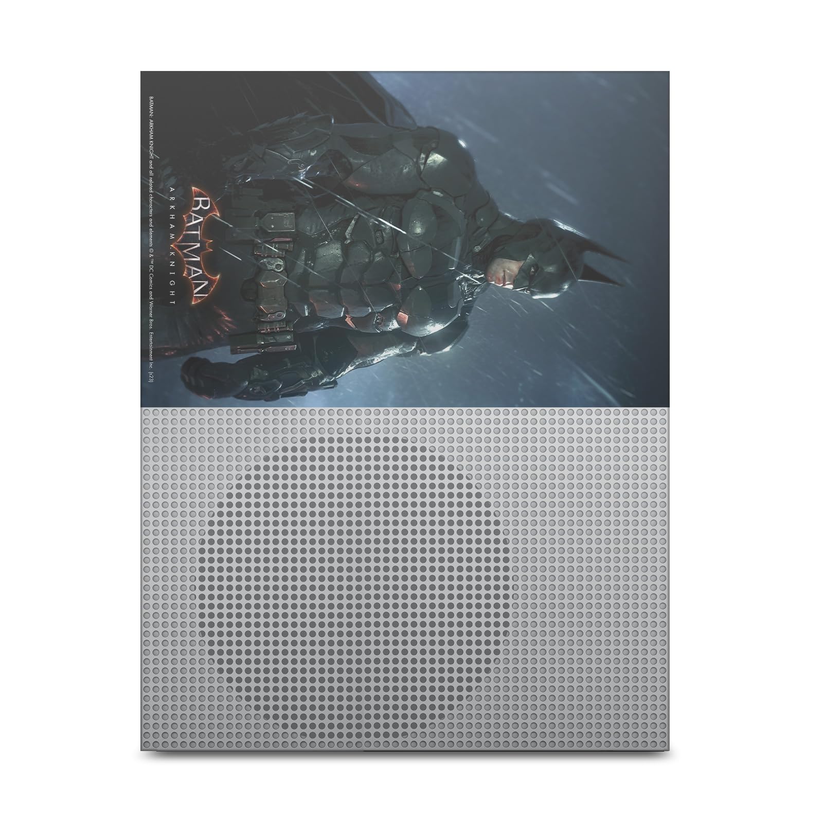 Official Licensed Batman Arkham Knight Vinyl Skin Sticker Set - Compatible with Xbox One S Console & Controller Bundle | Gaming Accessories for Batman Fans, Perfect for Customizing Your Xbox Setup
