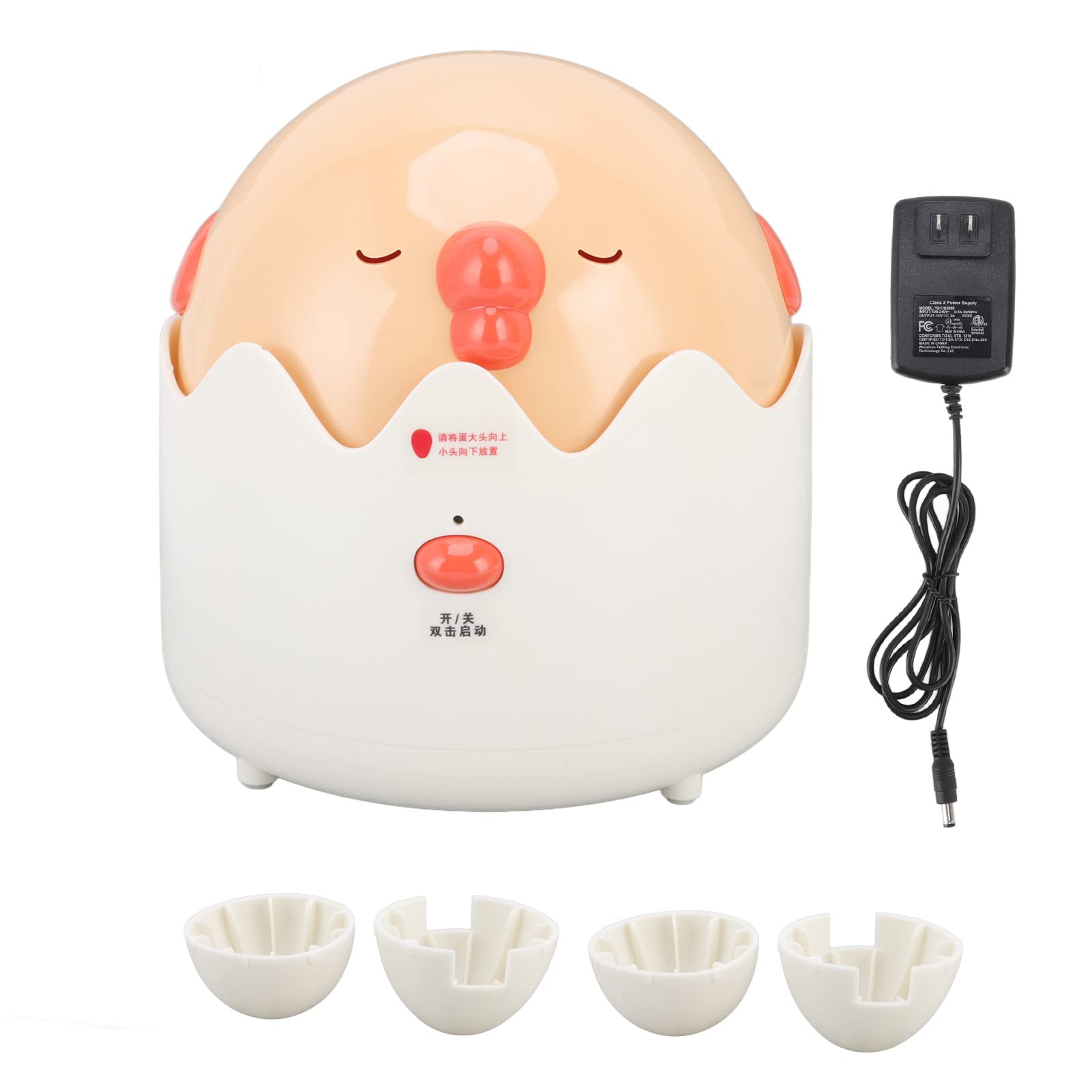 Automatic Egg Scrambler Shaker - Golden Silicone Egg Spin Whisk for Perfectly Mixed Yolks & Whites | Electric Egg Mixer & Homogenizer Kitchen Gadget | Ideal for Baking, Cooking, and Breakfast Meal Prep