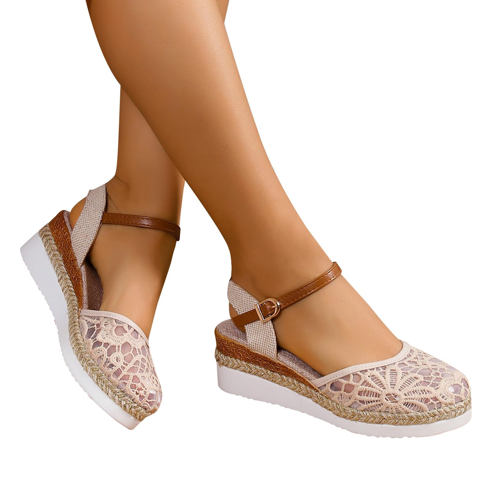 Women's Black Wedge Sandals - Comfortable Summer Roman Sandals with Fish Mouth Design, Pink & Golf Style | Perfect for Beach, Casual Wear & Outdoor Activities