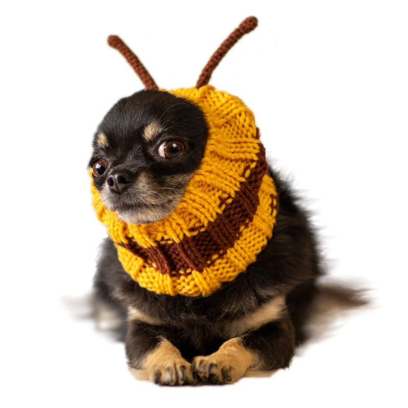 Bumblebee Dog Snood - Warm & Stylish Pet Neck Warmer for Cold Weather - Perfect for Winter Walks & Outdoor Adventures