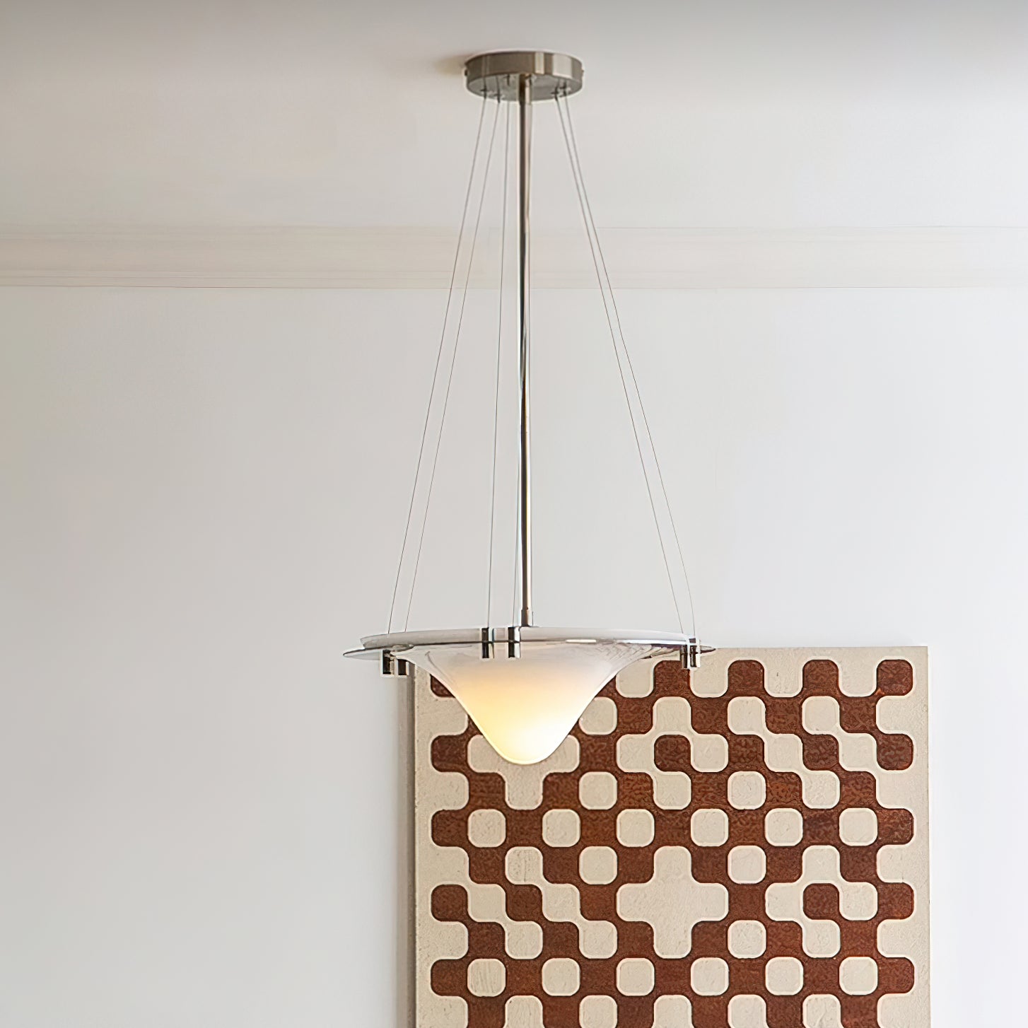 Modern Bento Pendant Light - Handcrafted Japanese Style Hanging Lamp for Dining Room, Kitchen Island, or Bedroom Lighting - Energy Efficient LED Ceiling Light Fixture with Warm White Glow