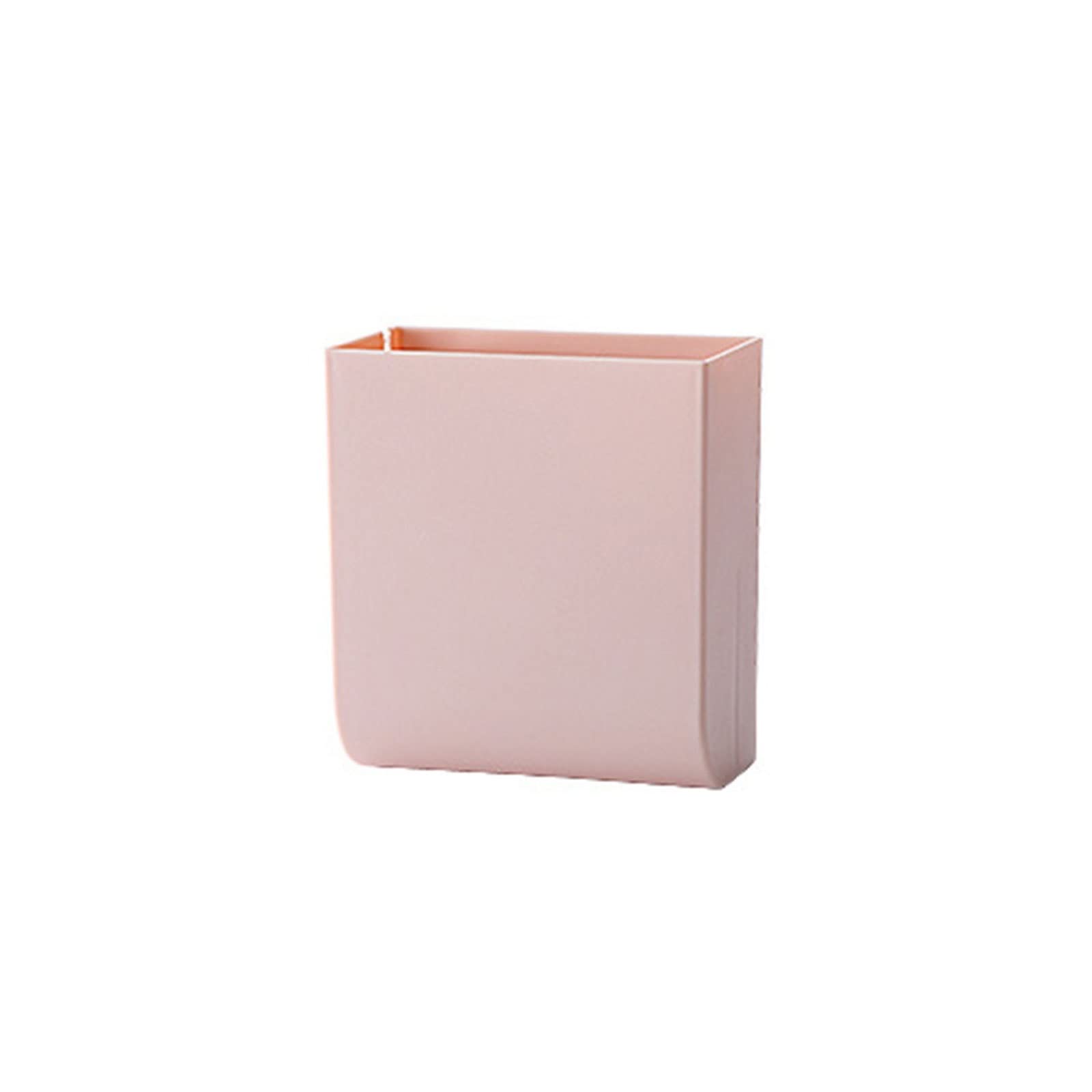 Wall-Mounted Remote Control Holder - Pink Storage Organizer Box for TV, AC & Electronics | Perfect for Living Room, Bedroom & Office Organization
