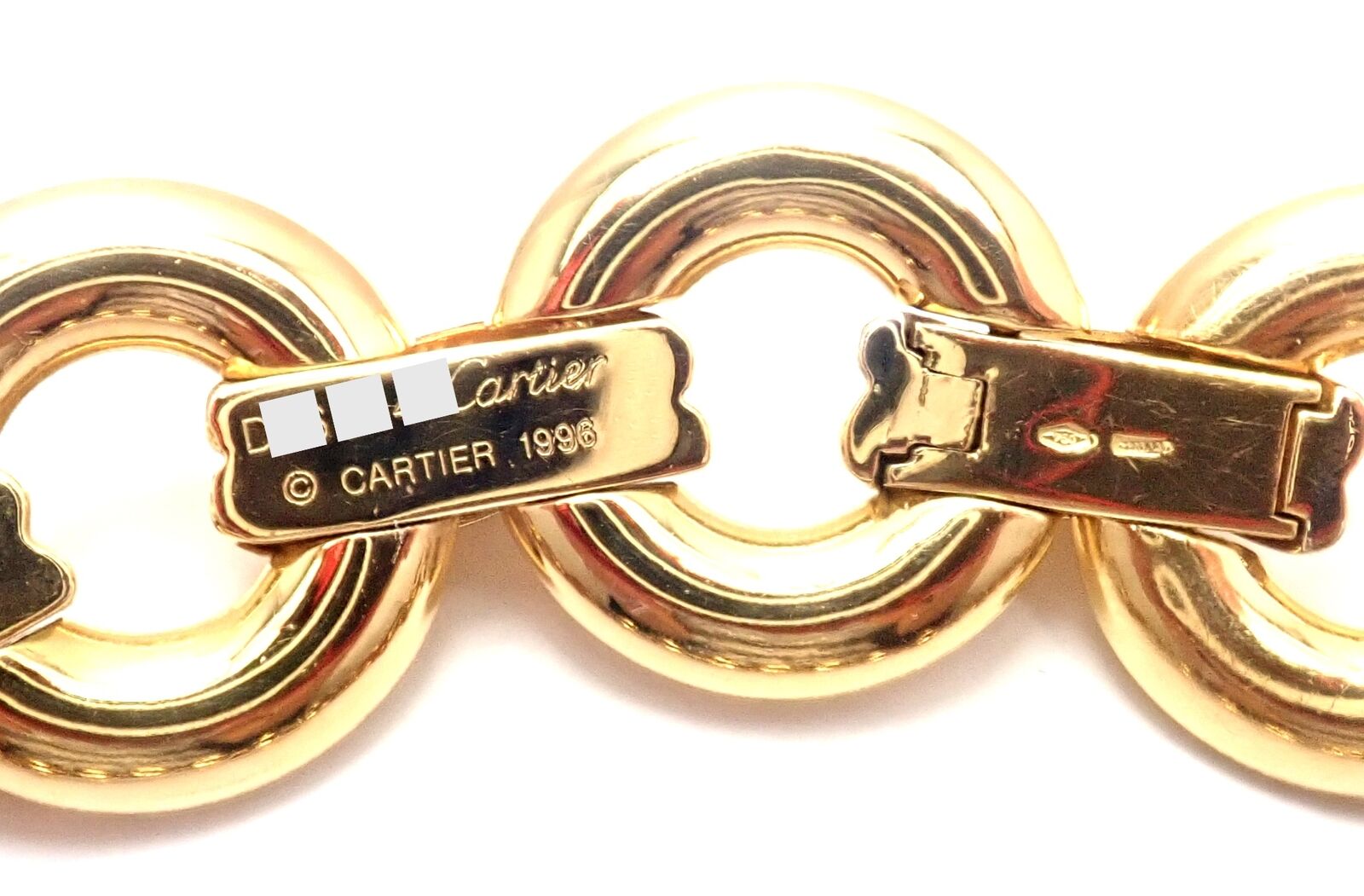 Authentic Cartier Trinity 18k Tri-Color Gold Round Link Necklace - Luxury Jewelry for Women, Perfect Gift for Anniversary, Valentine's Day & Special Occasions