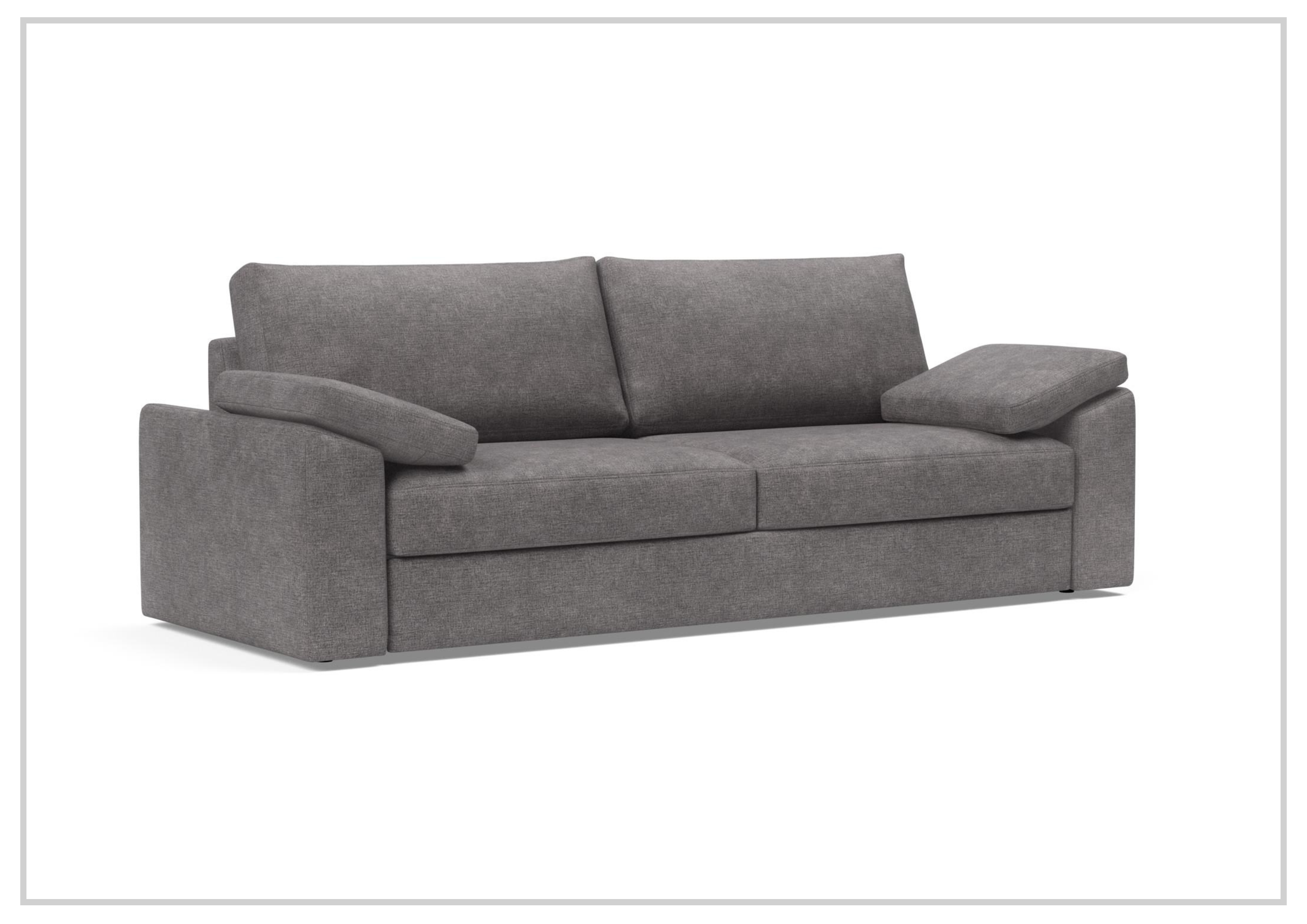 Innovation Living Vilander Full-Size Fabric Sofa Bed - Convertible Sleeper Sofa for Small Spaces, Guest Room & Apartment Living | Comfortable Modern Futon with Storage