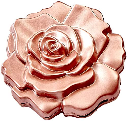 FashionCraft Dusty Rose Realistic Rose Design Compact Mirror – 2.5 Inch Round Travel Makeup Mirror for Women, Perfect for Bridal Shower Favors, Wedding Party Gifts, Birthday Presents & Everyday Carry (Pack of 100)