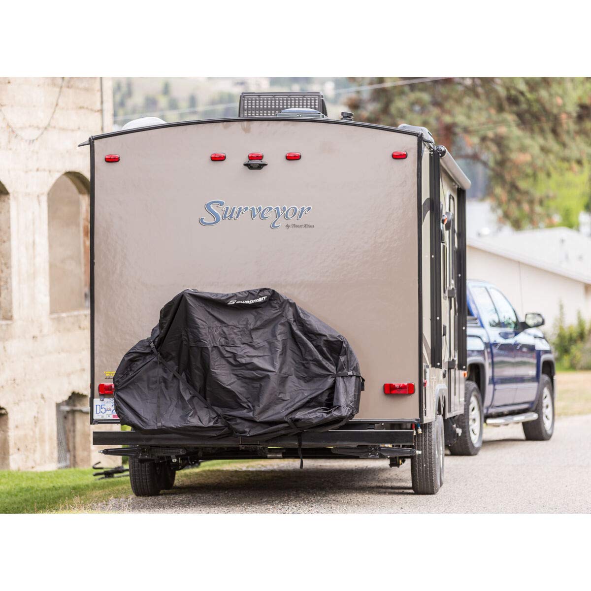 Swagman Horizontal RV Bike Bag - Large Capacity for Two Bikes, Durable Black Storage for RV Travel | Perfect for Road Trips & Outdoor Adventures