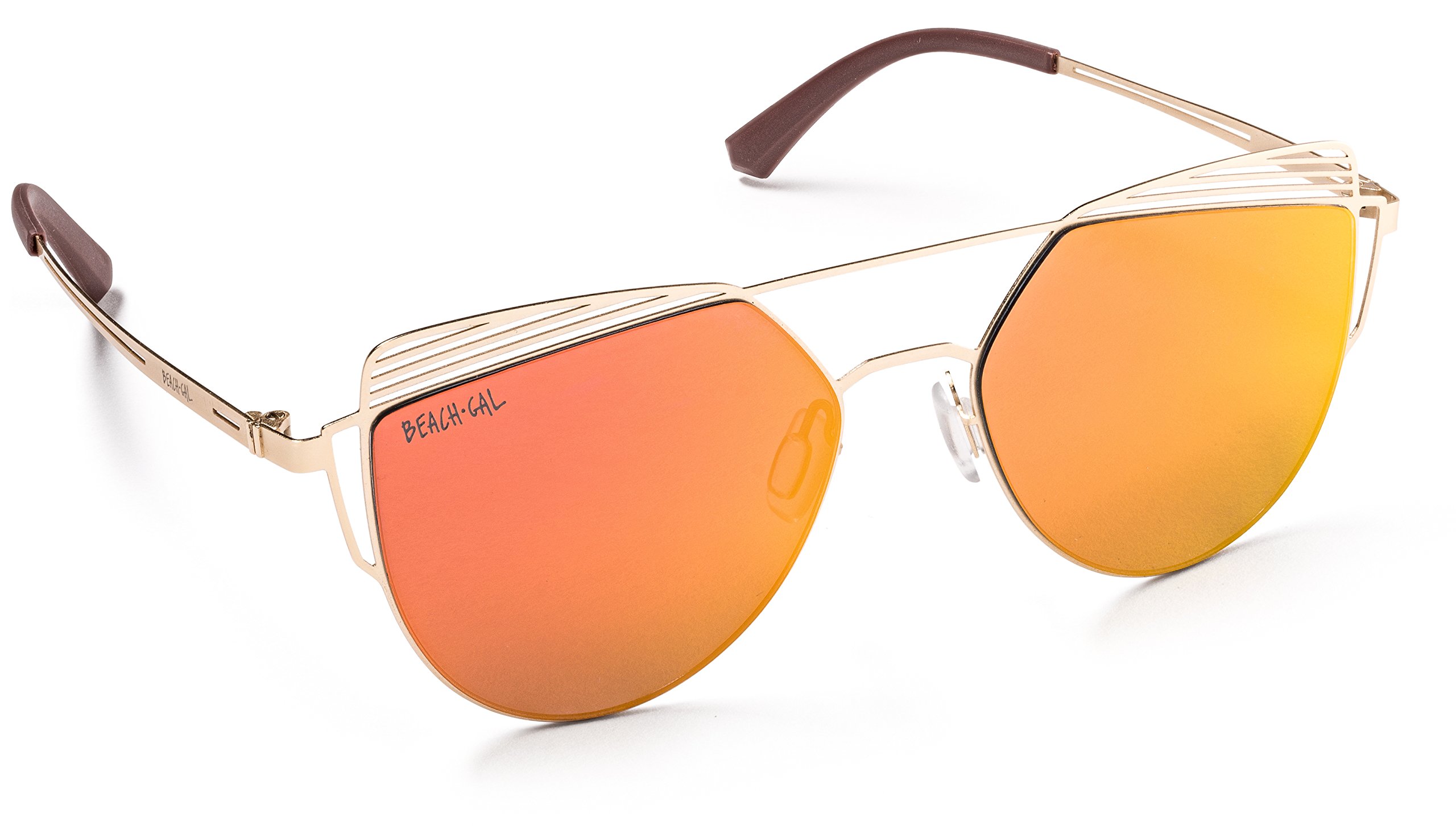 Beach Gal Women's Aviator Sunglasses - Lightweight & Stylish for Sports & Fashion
