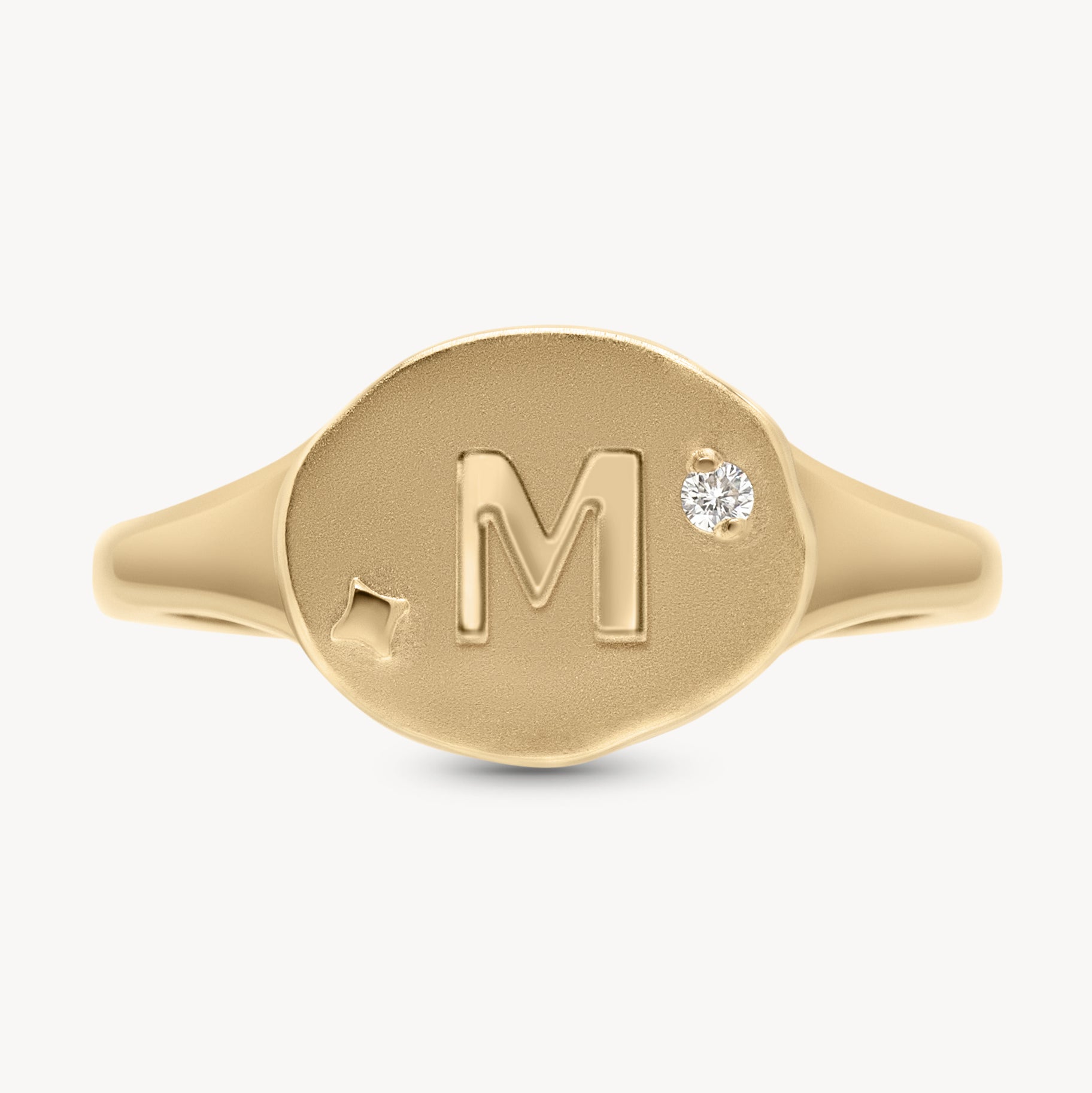 Athena Initial Ring - Personalized Silver Name Ring for Women, Custom Engraved Jewelry Gift - Perfect for Birthdays, Anniversaries & Everyday Wear
