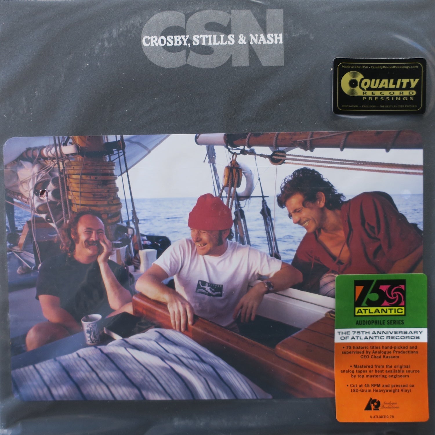 CROSBY, STILLS, NASH 'CSN' Vinyl Record - Analogue Productions 45rpm 180g 2LP - Limited Edition Audiophile Pressing for Music Collectors & Hi-Fi Enthusiasts - Perfect for Home Listening & Vinyl Collections