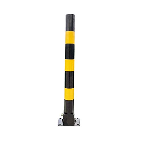 Foldable Parking Locks & Safety Bollards - Heavy Duty Crash Barriers with Reflective Warning Columns for Driveways, Garages & Roadways | Perfect for Parking Lots, Construction Zones & Traffic Control