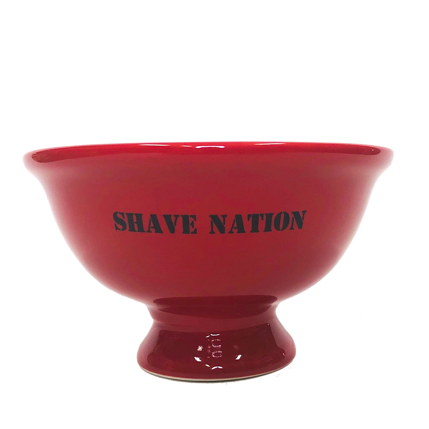 Shave Nation Premium Ceramic Shaving Lather Bowl for Men - Custom Shaving Bowl for Thick Lather & Smooth Shave - Perfect for Wet Shaving & Barber Shop Use
