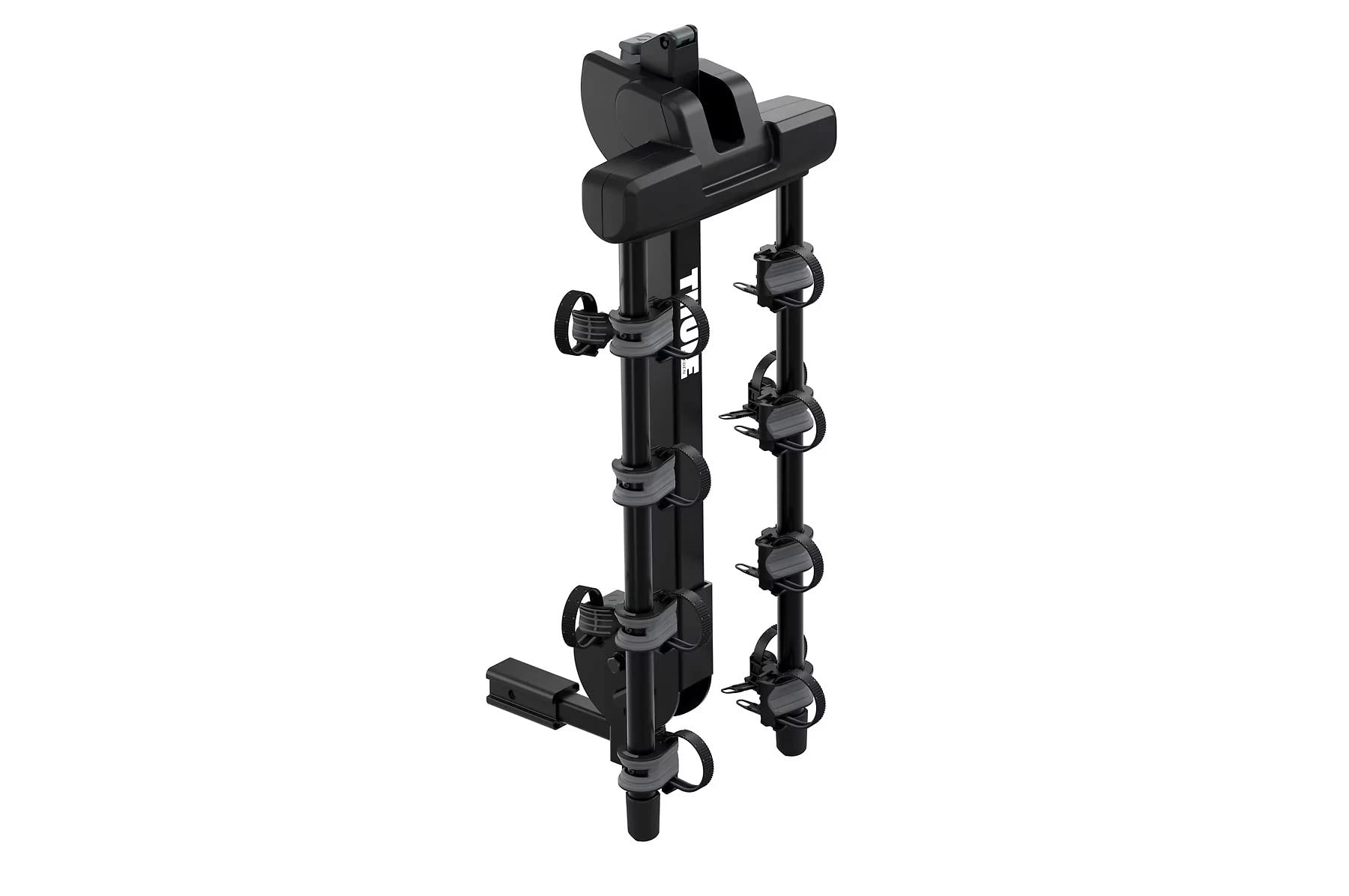Thule Camber 4 Hitch Bike Rack - 4-Bike Platform Carrier for Cars, SUVs & Trucks | Heavy Duty Black Bike Rack for Mountain, Road & Electric Bikes | Perfect for Road Trips, Camping & Outdoor Adventures