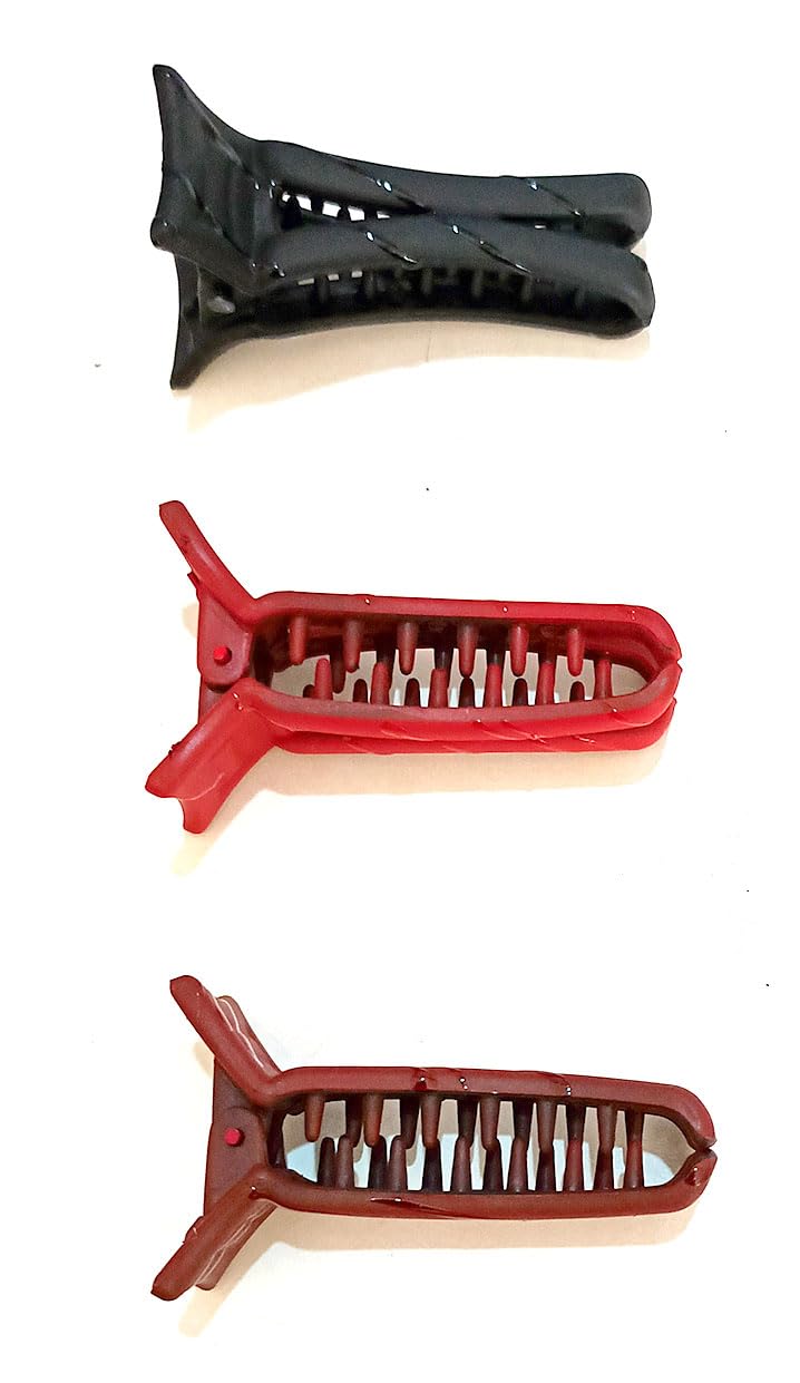 Stylish Korean Hair Clips for Women & Girls - 6pcs Dolphin Claw Hair Clutchers | Fashionable Hair Accessories for School, Work & Parties