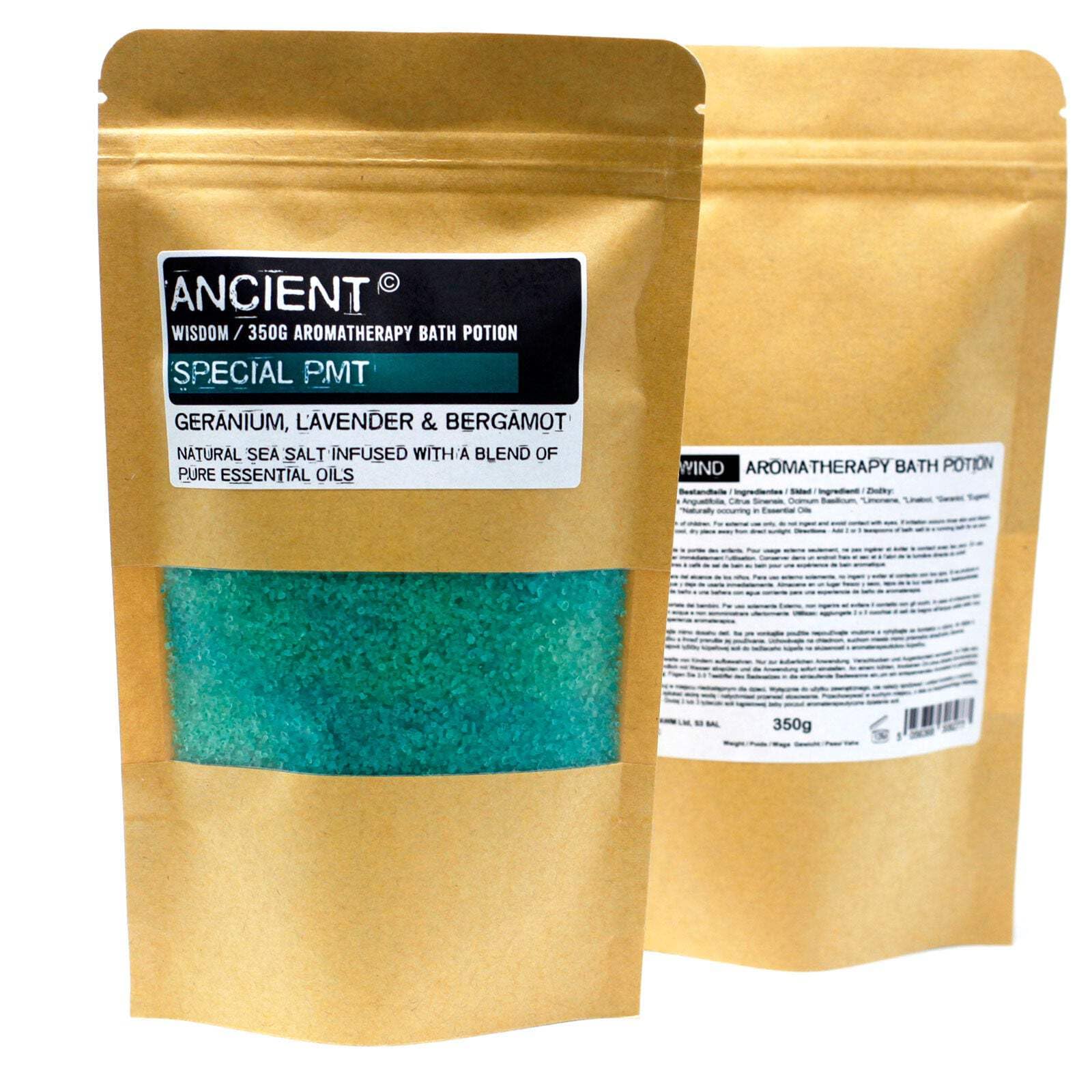 Ancient Wisdom Aromatherapy Bath Potion (PMT) - Relaxing Essential Oil Blend for Stress Relief & Self-Care | Perfect for Spa Nights, Meditation & Gift Giving