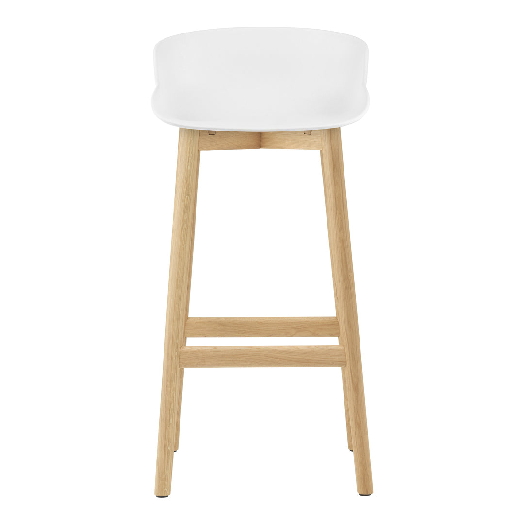 Premium Hyg Bar Stool with Solid Wood Base - Modern Kitchen & Dining Counter Height Stool for Home, Bar, Cafe & Restaurant Use