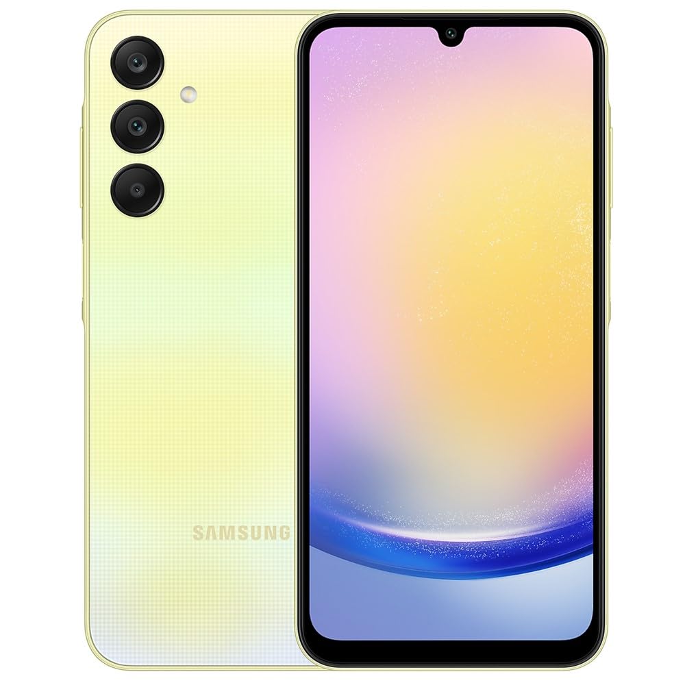 Samsung Galaxy A25 5G Unlocked Smartphone 256GB Dual SIM GSM Android Phone - Latin Variant/US Compatible LTE - Yellow | Fast 5G Connectivity for Streaming, Gaming & Work