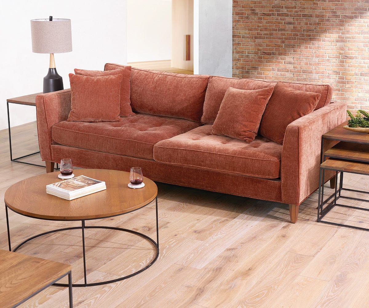 Maeve Sofa - Modern Comfortable Sectional Couch for Living Room, Lounge & Family Room - Soft Fabric Upholstery with Sturdy Frame - Perfect for Relaxing, Entertaining & Movie Nights