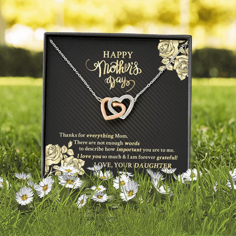Mom Pendant Necklace - Heartfelt Gift for Mother's Day