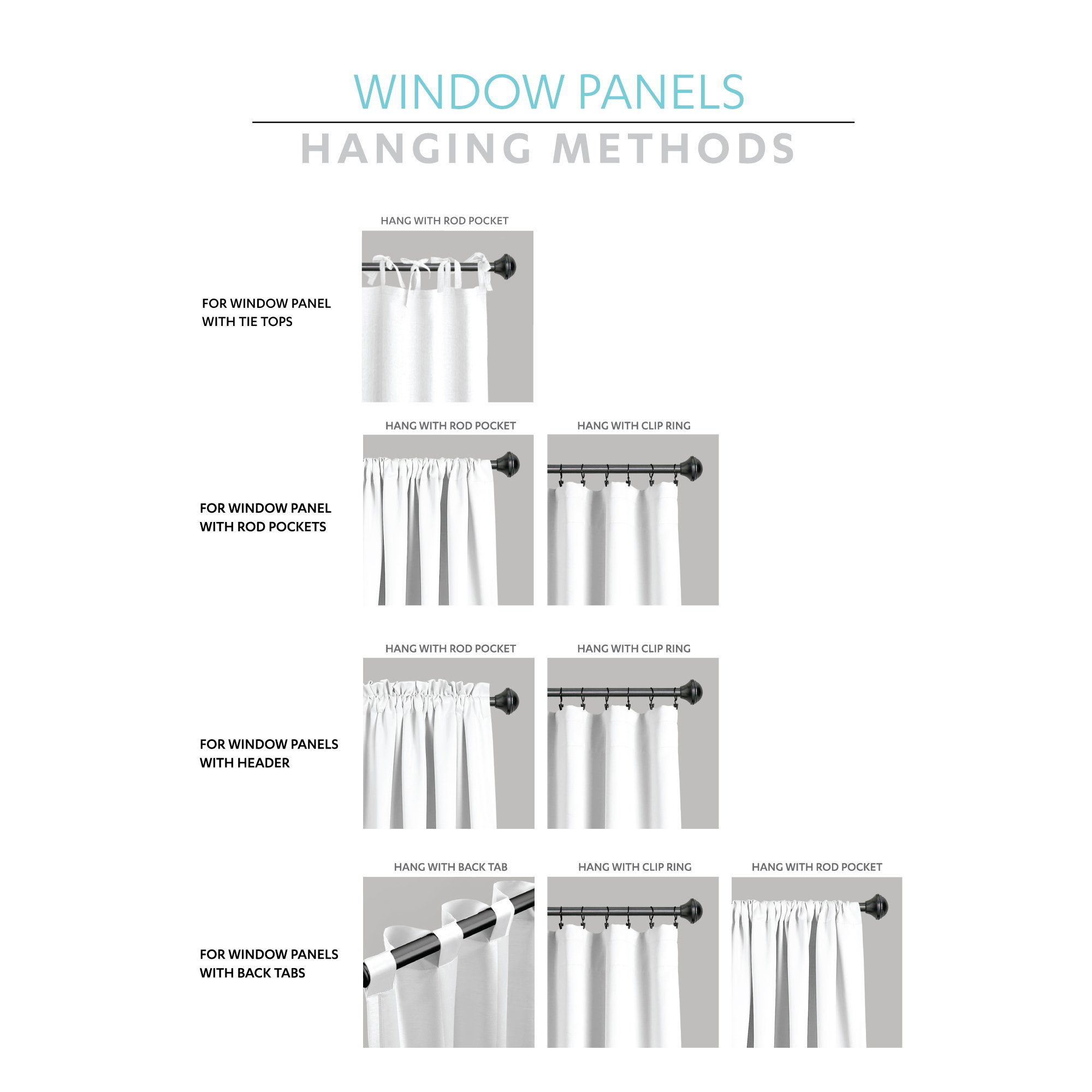 Lush Decor Circle Dream Window Curtains Panel Set - 54