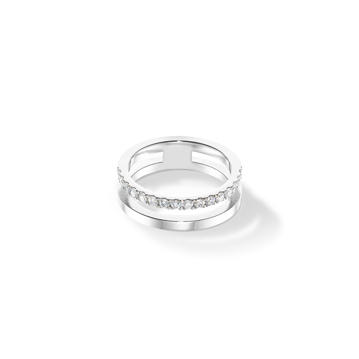 Eternal Unity Ring - Sterling Silver with Genuine Crystal for Couples, Wedding, Anniversary & Romantic Gifts | Perfect for Proposals, Engagements & Special Occasions
