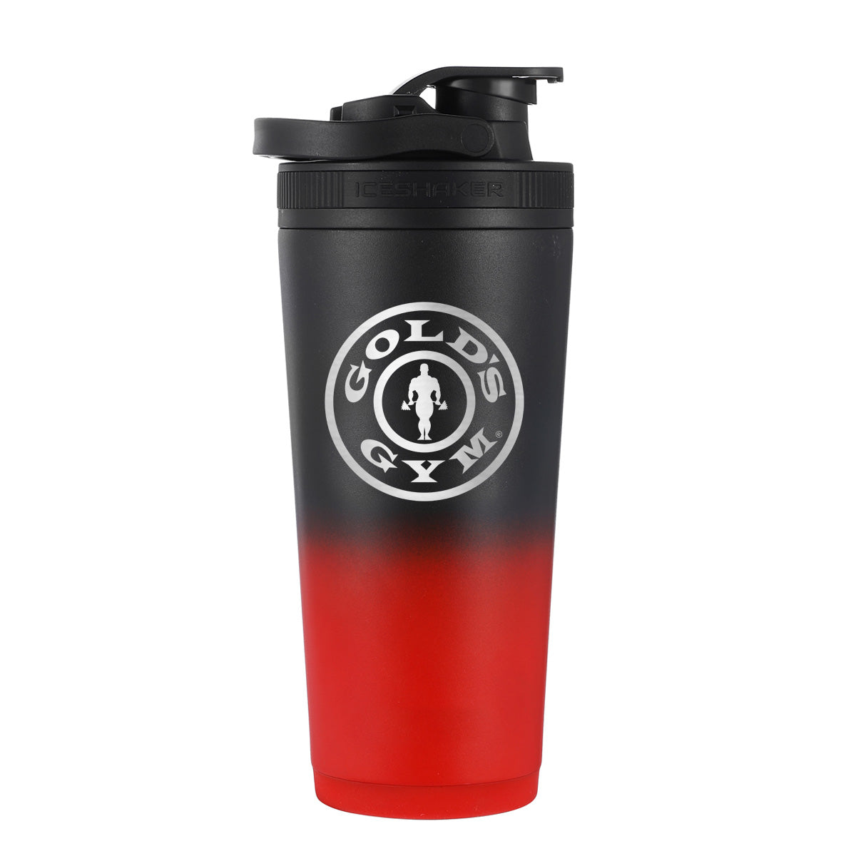 Gold's Gym 26oz Custom Ice Shaker Bottle - Leak Proof Protein Shaker Cup for Gym, Workout & Sports - Perfect for Protein Drinks, Pre-Workout & Post-Workout Nutrition
