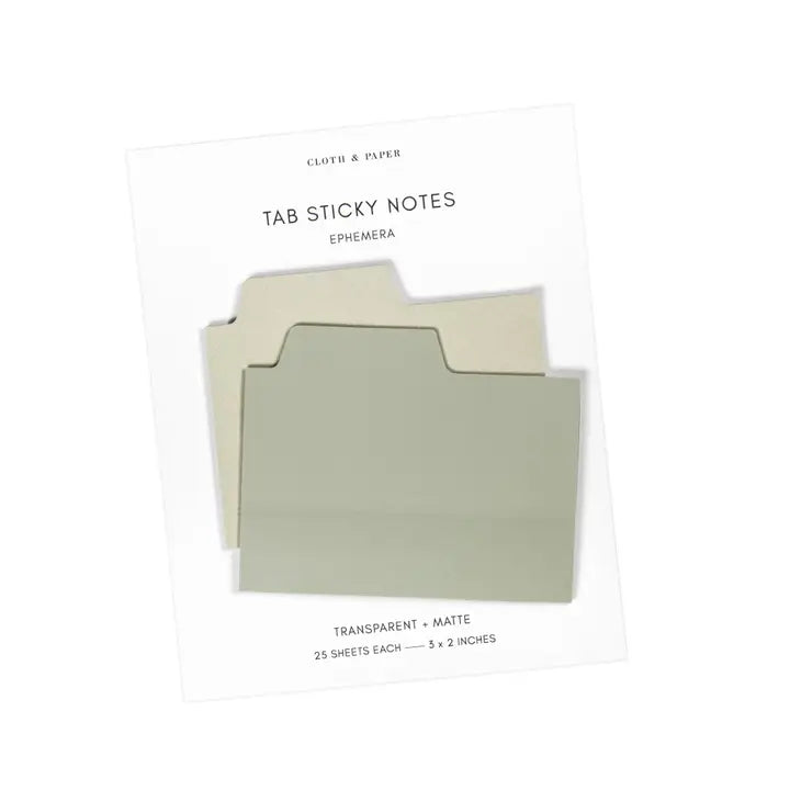 Blank Tab Sticky Note Set | Self-Adhesive Index Tabs for Notebooks, Planners & Journals | Perfect for Office, School & Scrapbooking Organization