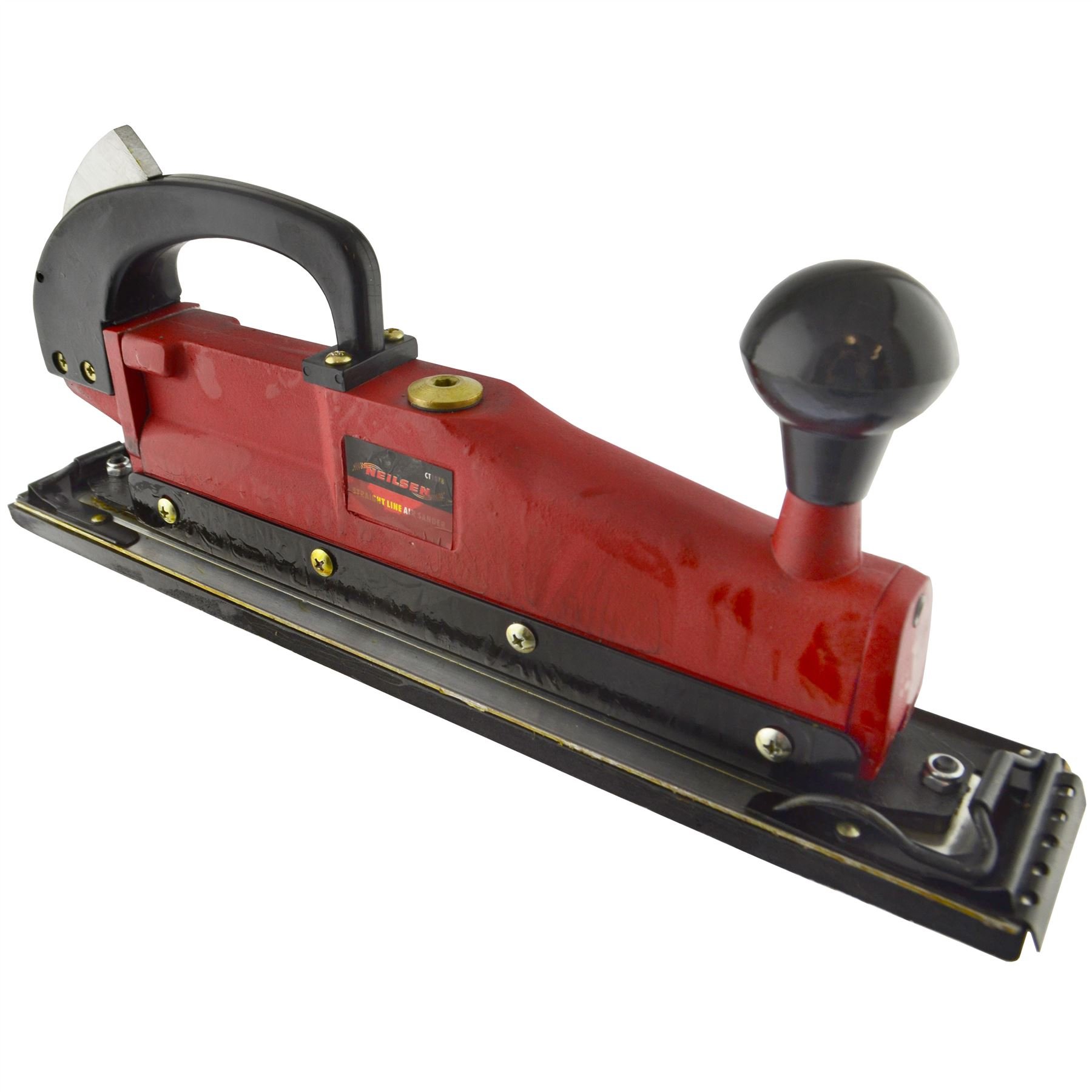 Dual Piston Straight Line Air Sander - 2500 RPM Flat Bed for Auto Body Repair (AN127) | Perfect for Car Dent Removal & Surface Smoothing