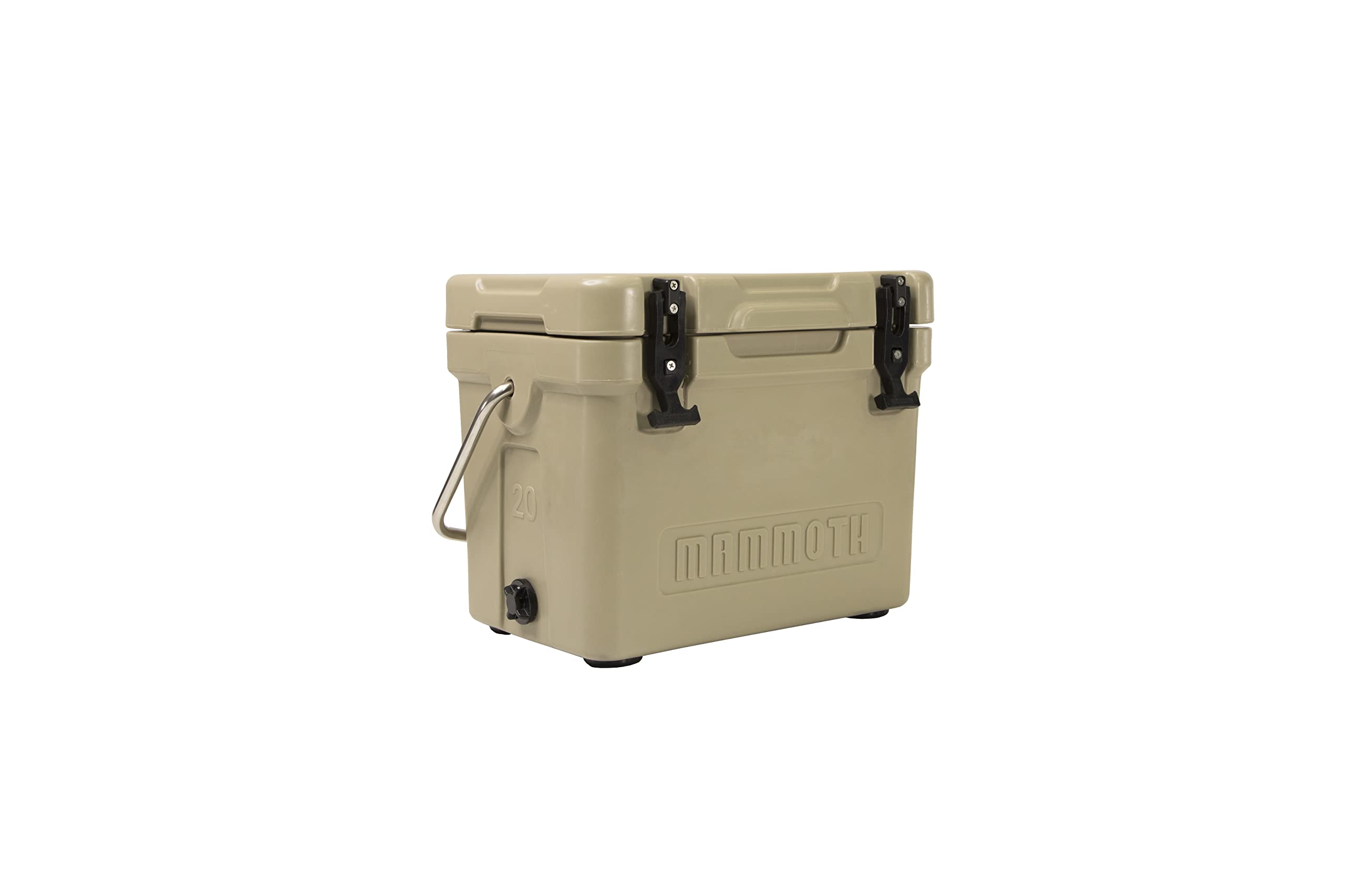 Mammoth Coolers Cruiser 20 - Premium Insulated Hard Ice Chest with Double-Walled Rotomolded Construction | Perfect for Camping, Beach Trips, Tailgating & Outdoor Adventures (Tan)