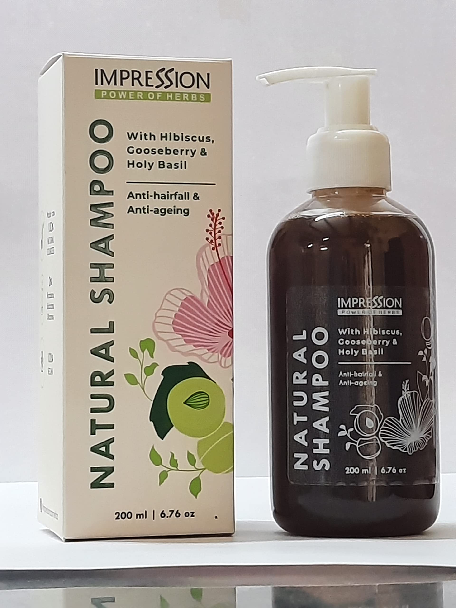Natural Hair Growth Shampoo - Anti Hair Loss & Anti Aging Formula for Thicker, Healthier Hair - Perfect for Daily Use & Hair Repair Treatment