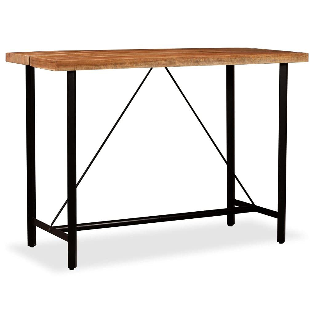 Solid Acacia Wood Bar Table - 59