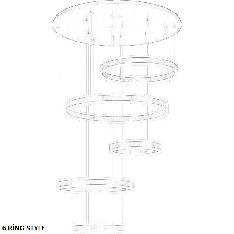 Lucy Modern Staircase Chandelier - Elegant Crystal Pendant Lighting Fixture for Foyer, Hallway & Stairwell | Perfect for Contemporary Home Decor & Luxury Interior Design