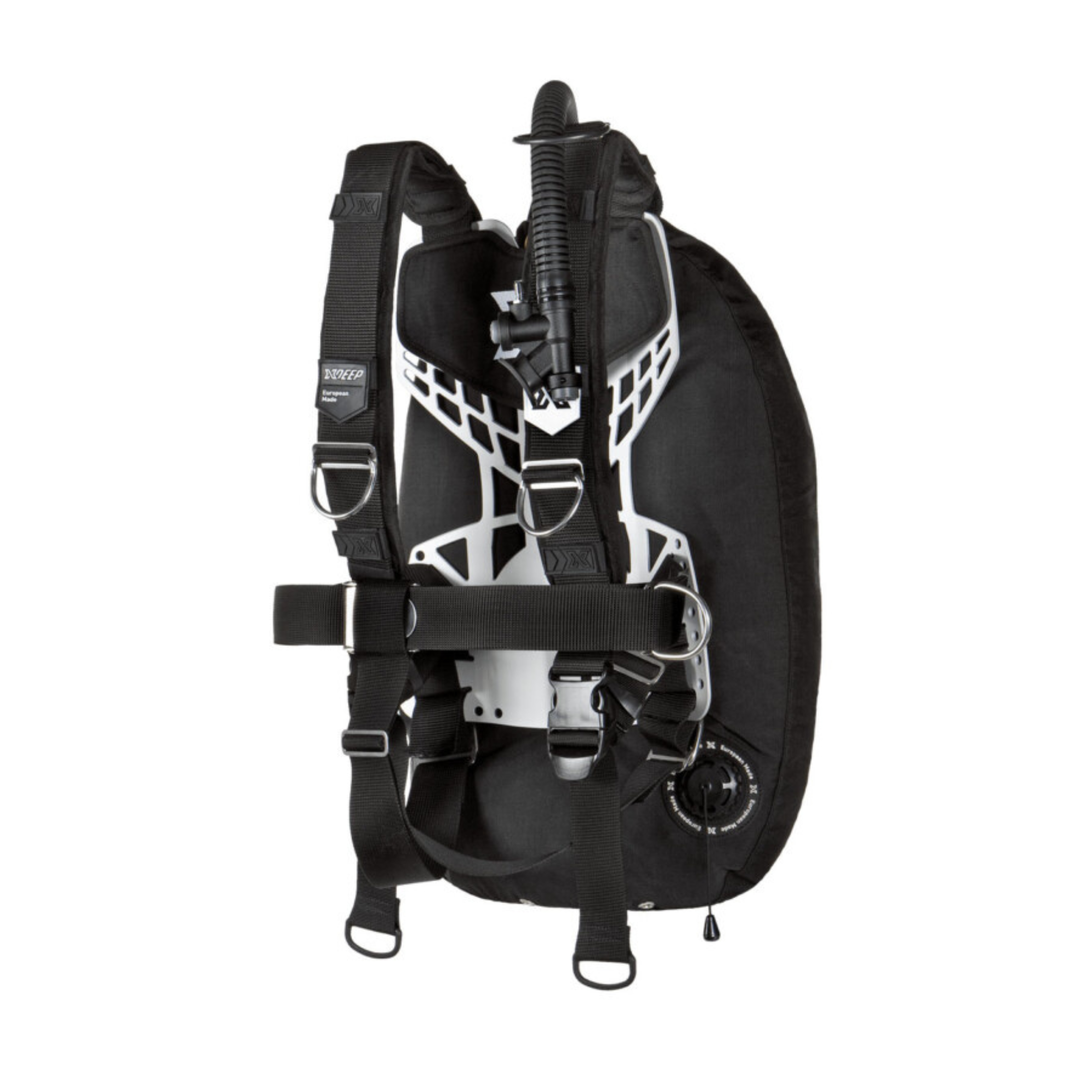 XDeep NX Zen Ultralight Wing System - Black | Lightweight Scuba Diving Gear for Travel & Technical Diving