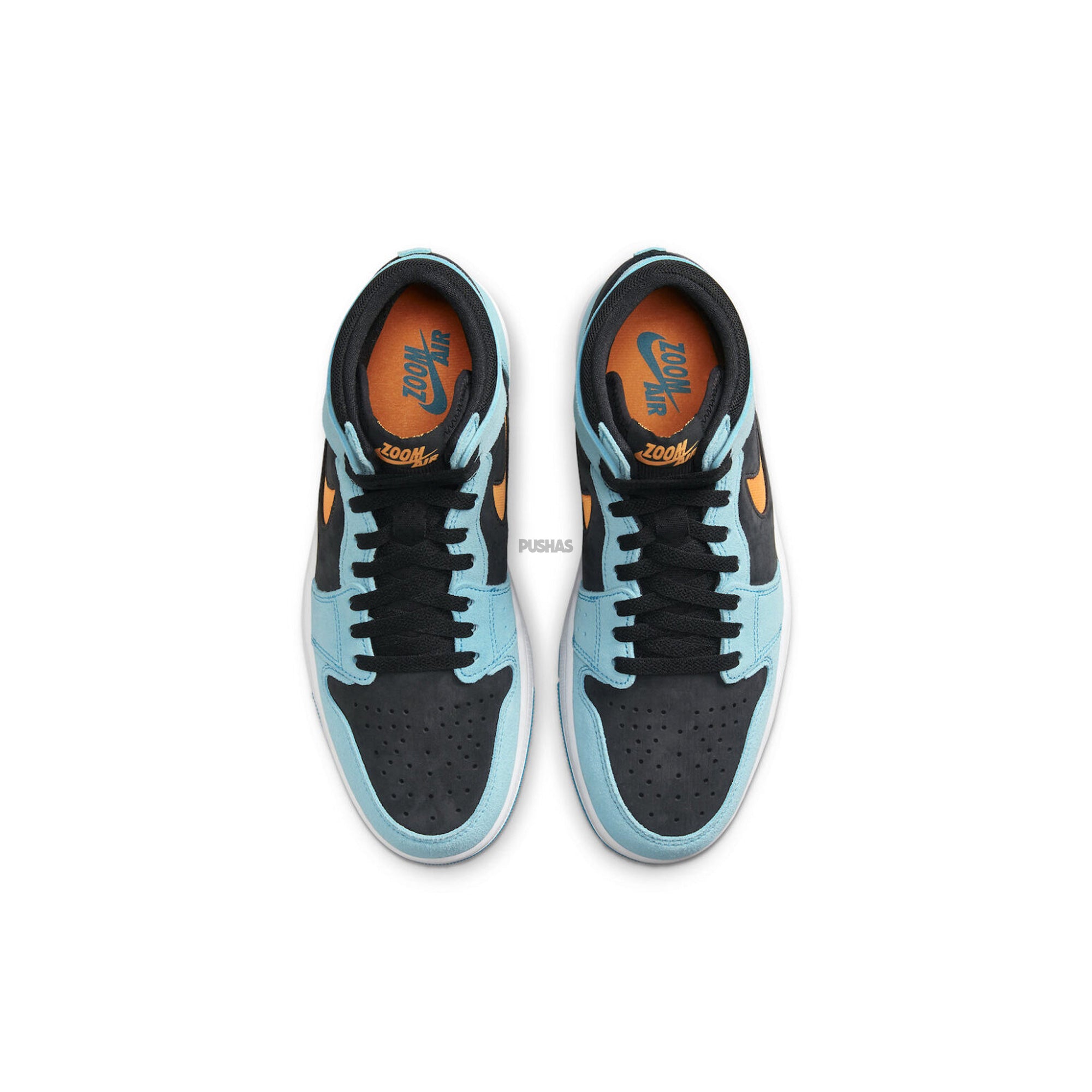Air Jordan 1 Zoom CMFT 2 'Bleached Aqua Bright Citrus' Basketball Shoes (2023) - Men's Sneakers for Running, Gym & Streetwear Fashion