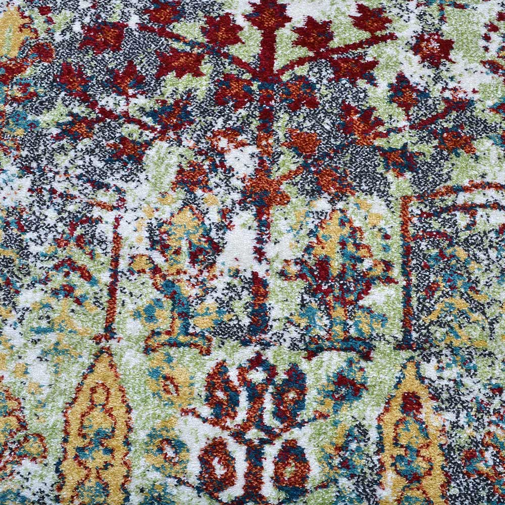 Artful Machine Woven Rug - Soft Modern Area Rug for Living Room, Bedroom, Dining Room - Non-Slip Durable Home Decor Carpet