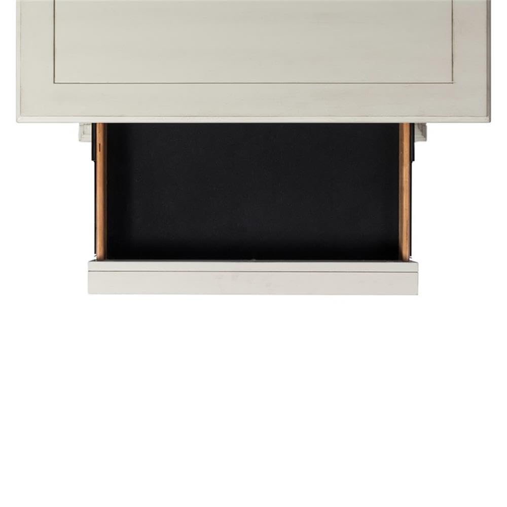 Picket House Furnishings Brooks 3-Drawer Nightstand with USB Charging Ports - Modern Bedside Table for Bedroom, Living Room & Guest Room
