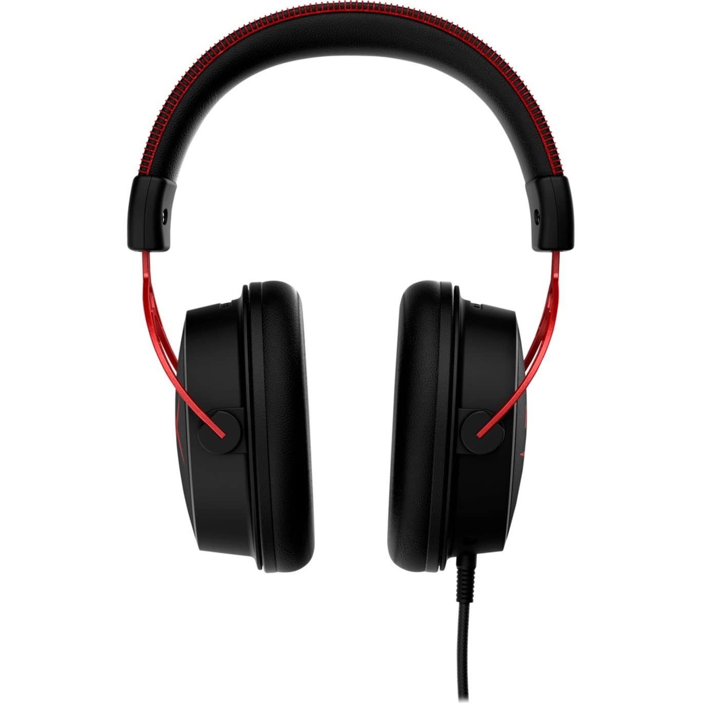 HyperX Cloud Alpha Wired Gaming Headset with Detachable Noise-Cancelling Mic - Dual Chamber Drivers, Memory Foam Ear Cushions for PC, PS4, Xbox & Nintendo Switch (Renewed, Black/Red) - Perfect for Competitive Gaming & Long Streaming Sessions