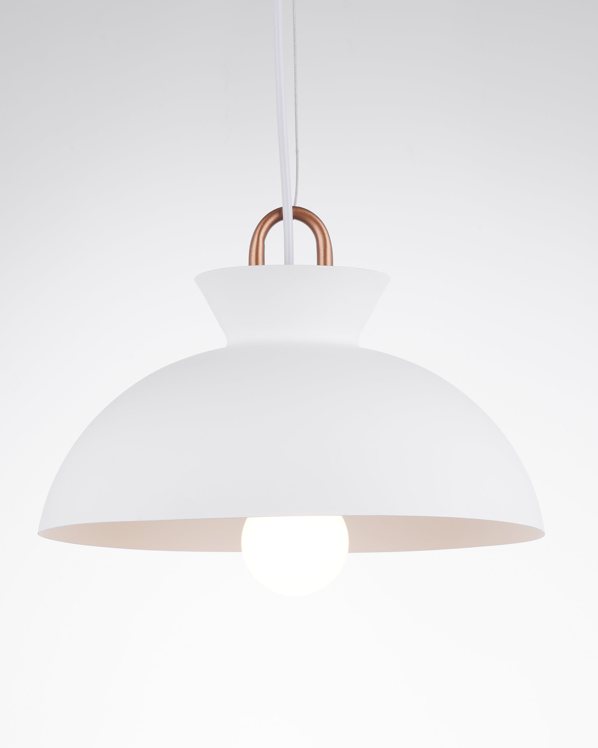 Modern Coil Ceiling Pendant Light Fixture - Adjustable Hanging Chandelier for Dining Room, Kitchen Island, Bedroom & Living Room Decor