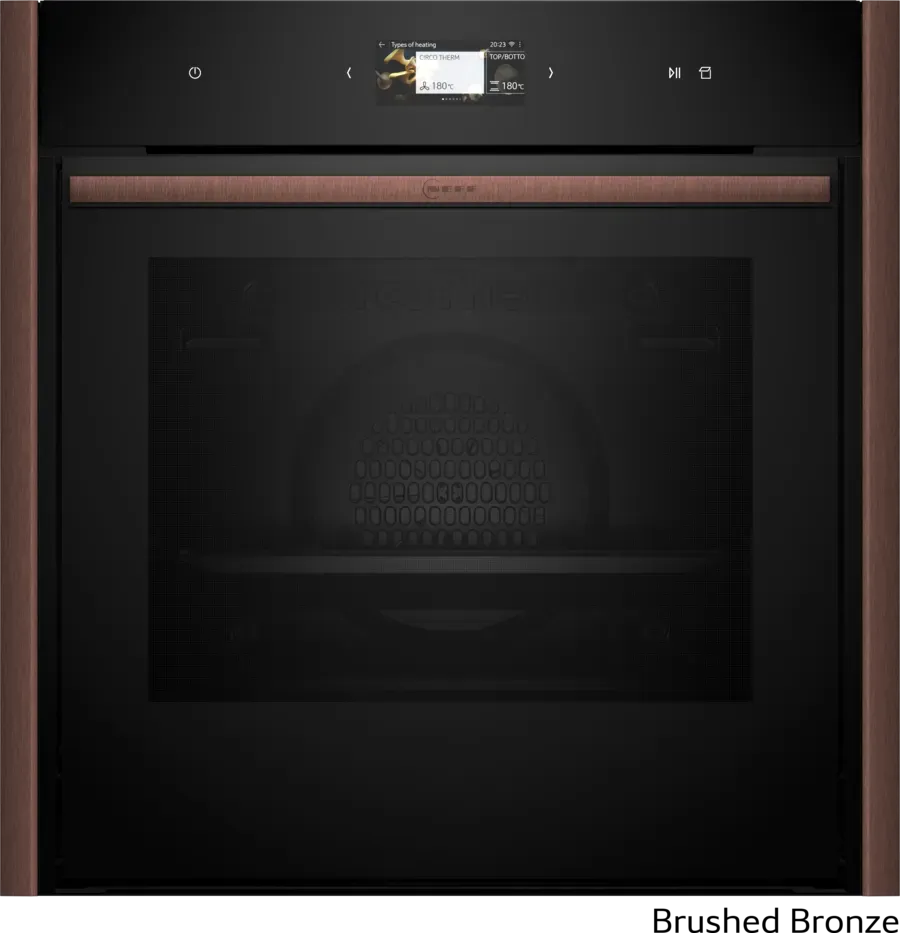 Neff Flex Design 60cm Built-In Steam Oven N90 B69FS5CY0A - Perfect for Modern Kitchens, Baking & Healthy Cooking